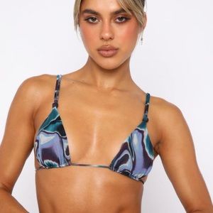 White Fox Private Island Bikini Top (Cosmic)